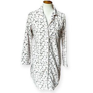 Ellen Tracy Fleece Night Gown Sleep Shirt